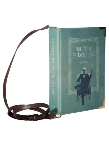 BOLSO LIBRO BANDOLERA CON LA IMAGEN DE DORIAN GRAY.