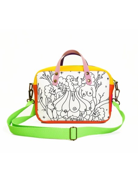 BANDOLERA URBAN BOX ILUSTRADA BY OKUDA.