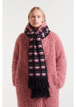 BUZANDA DE PUNTO JACQUARD CON ESTAMPADO DE BABOUSHKA SMALL.