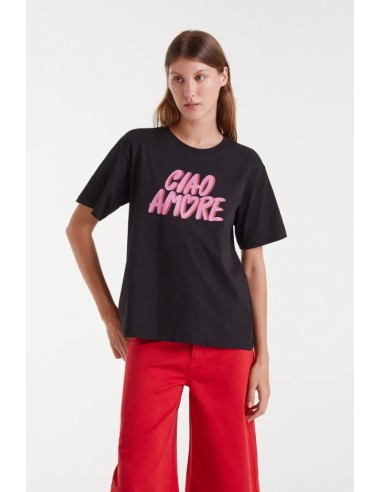 CAMISETA 100% ALGODÓN CON ESTAMPADO CIAO AMORE.
