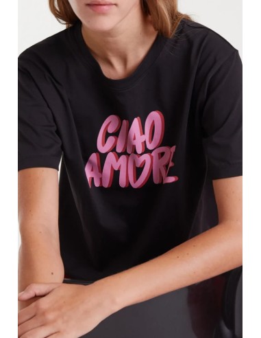 CAMISETA 100% ALGODÓN CON ESTAMPADO CIAO AMORE.