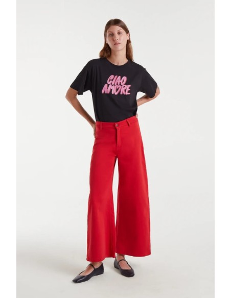 CAMISETA 100% ALGODÓN CON ESTAMPADO CIAO AMORE.