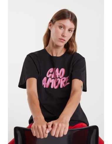 CAMISETA 100% ALGODÓN CON ESTAMPADO CIAO AMORE.