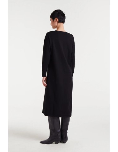 VESTIDO MIDI JACQUARD CON ESTAMPADO SUPER GREEN HEART.