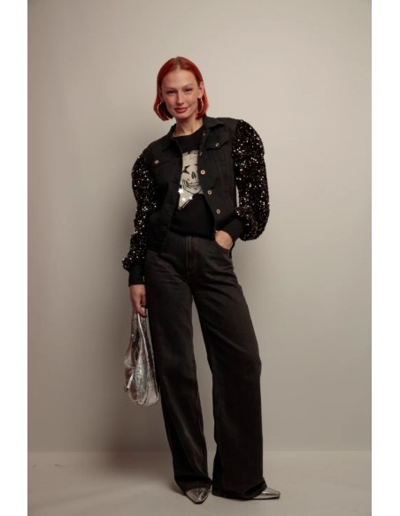 CAZADORA LENTAJUELAS SKULL FIESTA.