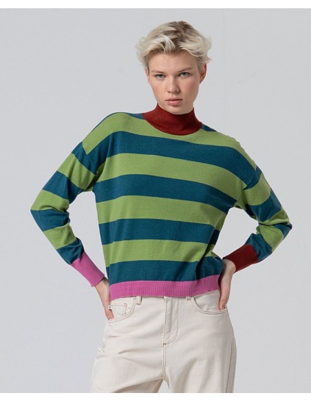 JERSEY DE PUNTO CUELLO ALTO.