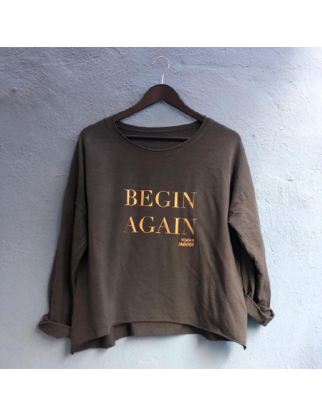 SUDADERA BEGIN AGAIN  YOGUI JAGGER