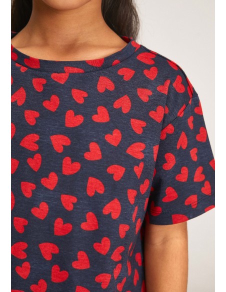 24M/42038 CAMISETA UNISEX CORAZONES