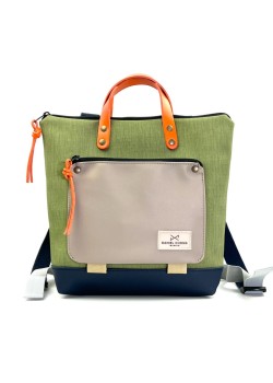 MOCHILA MINI CUADRADA BOOK HOLDER IMPERMEABLE DZ.