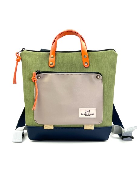 MOCHILA MINI CUADRADA BOOK HOLDER IMPERMEABLE DZ.