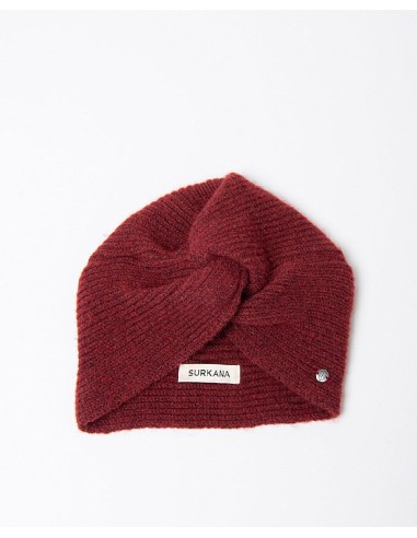 35GOTU531 41 TURBANTE GRANAT TRICOT.