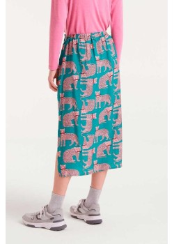 FALDA MIDI CON ESTAMPADO ONCA. 2