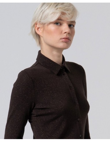 CAMISA ELÁSTICA DE LUREX.