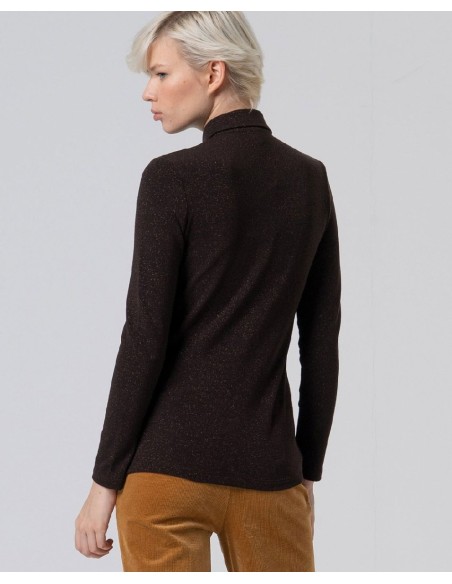 CAMISA ELÁSTICA DE LUREX.