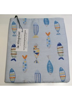 FUNDA DE TELA PARA LIBROS. 2