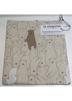 FUNDA DE TELA PARA LIBROS. 2