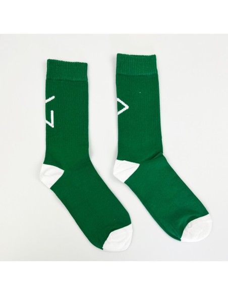 CALCETINES GREEN&WHITE LOGO.
