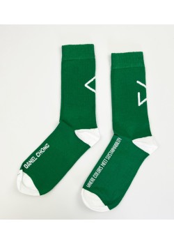 CALCETINES GREEN&WHITE LOGO. 2