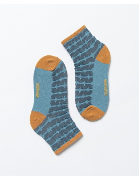 CALCETINES CORTOS CON TEXTURA DE FANTASÍA.