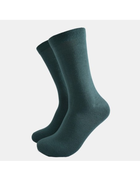 CALCETINES DE BAMBÚ PARA HOMBRE,FOREST GREEN.40-46.