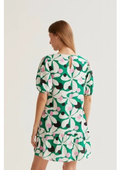 VESTIDO CORTO ESTAMPADO HOSTA 2