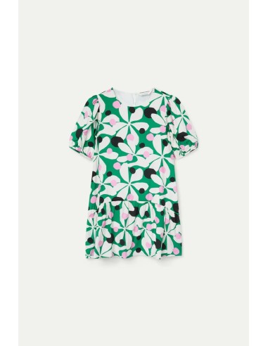 VESTIDO CORTO ESTAMPADO HOSTA