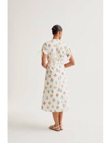 VESTIDO MIDI CON ESTAMPADO GARDENE.