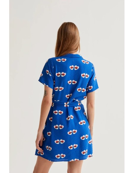 VESTIDO CORTO CON ESTAMPADO COCCINELLA