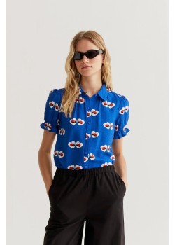 CAMISA CON ESTAMPADO COCCINELLA