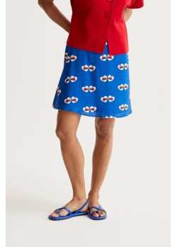 FALDA CORTA CON ESTAMPADO COCCINELLA