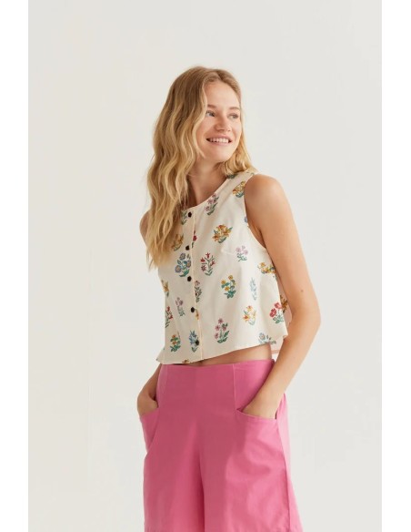 TOP CON ESTAMPADO GARDENER