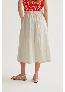 FALDA MIDI BLANCO ROTO 2