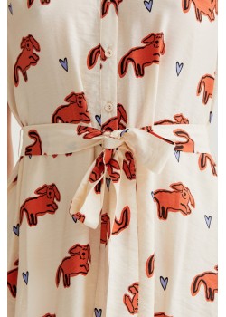 VESTIDO CORTO CON ESTAMPADO TOCHI 2