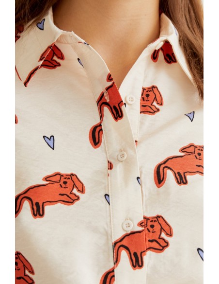 CAMISA CON ESTAMPADO TOCHI