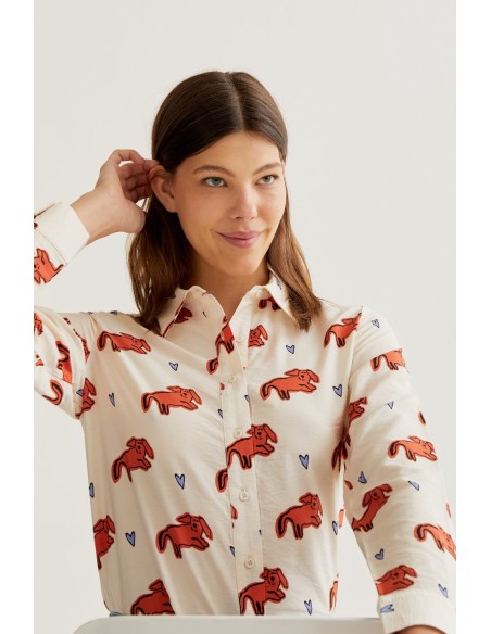 CAMISA CON ESTAMPADO TOCHI