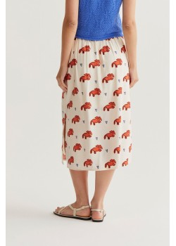 FALDA MIDI CON ESTAMPADO TOCHI 2