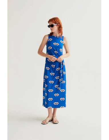 VESTIDO LARGO CON ESTAMPADO COCCINELLA