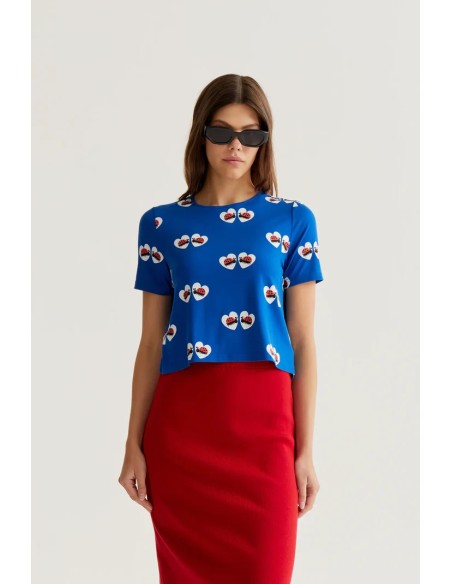 CAMISETA CON ESTAMPADO COCCINELLA
