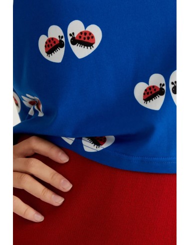 CAMISETA CON ESTAMPADO COCCINELLA