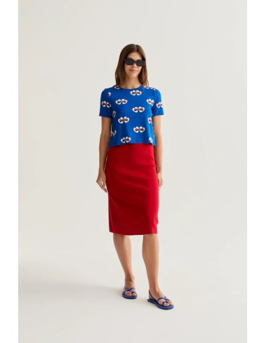 CAMISETA CON ESTAMPADO COCCINELLA