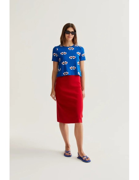 CAMISETA CON ESTAMPADO COCCINELLA