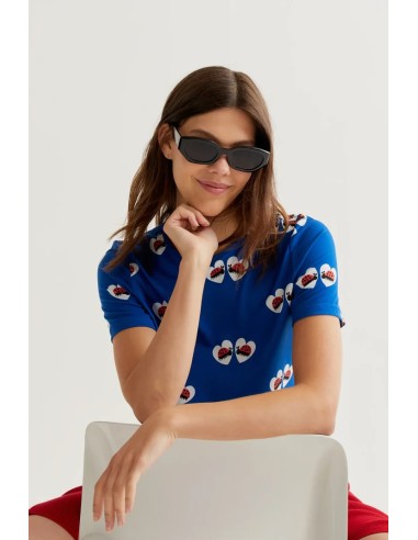 CAMISETA CON ESTAMPADO COCCINELLA