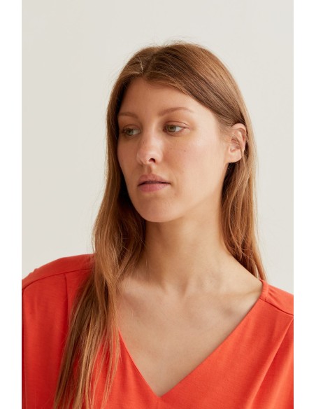 CAMISETA ROJO MANGA SISA