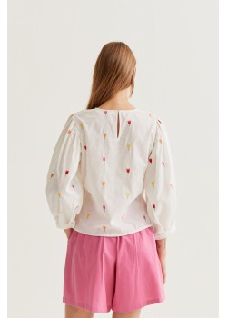 TOP 100% ALGODÓN CON ESTAMPADO MULTI TULIP 2