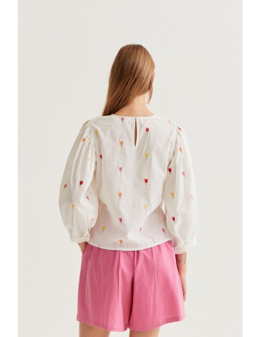 TOP 100% ALGODÓN CON ESTAMPADO MULTI TULIP