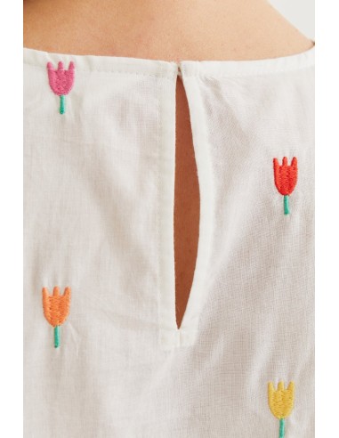 TOP 100% ALGODÓN CON ESTAMPADO MULTI TULIP