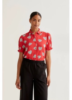 CAMISA CON ESTAMPADO HARMONY RED