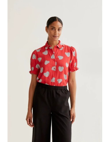 CAMISA CON ESTAMPADO HARMONY RED