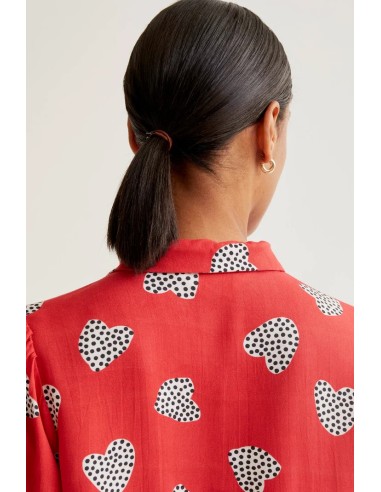 CAMISA CON ESTAMPADO HARMONY RED