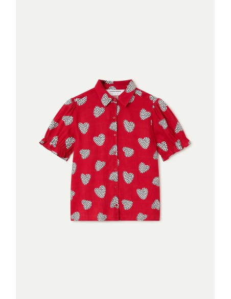 CAMISA CON ESTAMPADO HARMONY RED